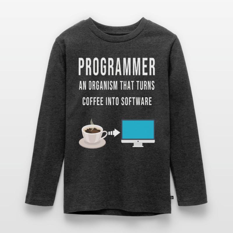 Programmierer Code Computer Softwareentwickler Teenager Premium Bio Langarmshirt