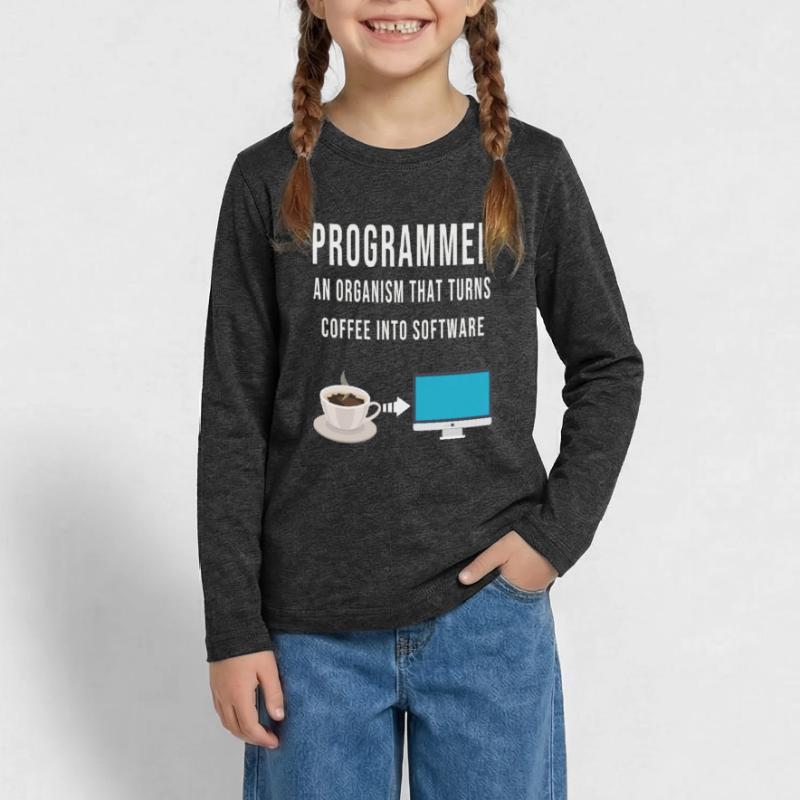 Programmierer Code Computer Softwareentwickler Teenager Premium Bio Langarmshirt