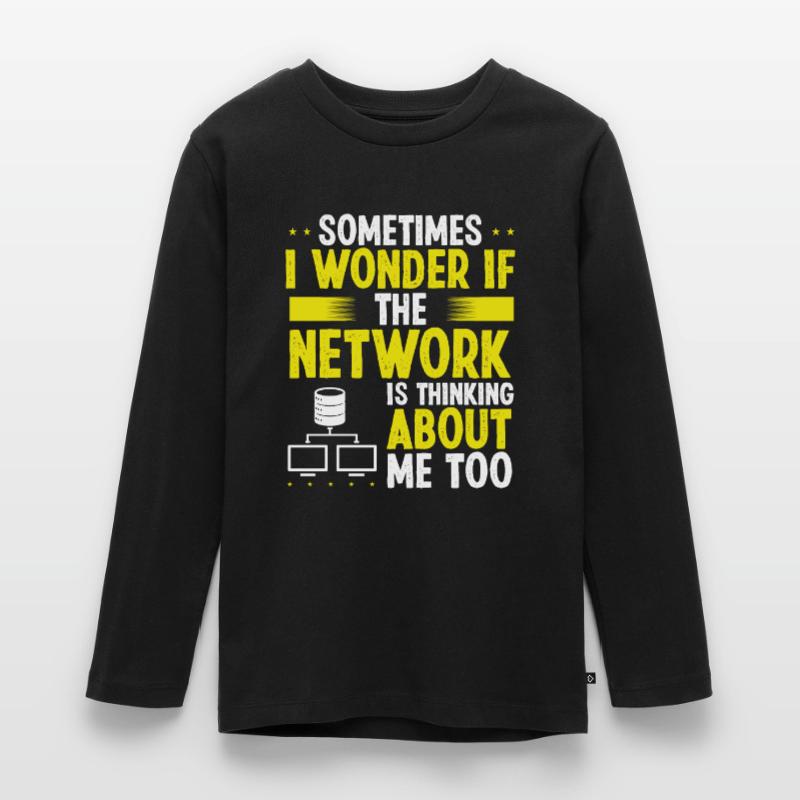 Network Engineer Server Engineering Cloud Networks Teenager Premium Organic Long Sleeve Shirt