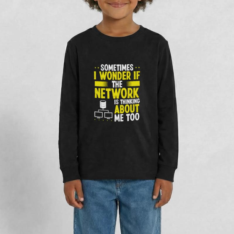 Network Engineer Server Engineering Cloud Networks Teenager Premium Organic Long Sleeve Shirt