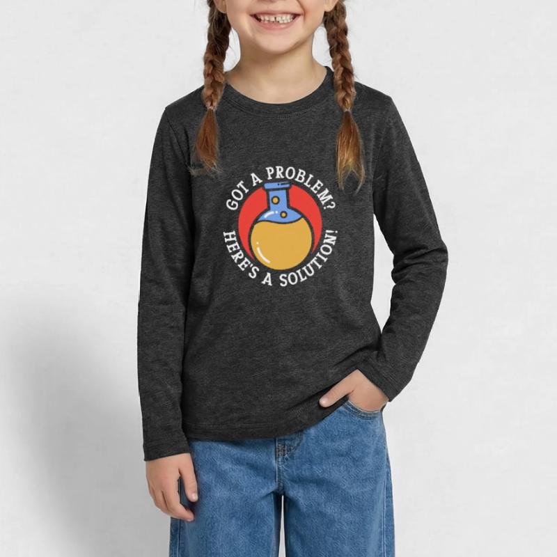 Problem Solution Scientific Solving Science Teenager Premium Organic Long Sleeve Shirt