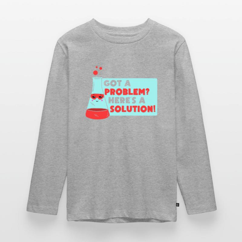Problem Solution Scientific Solving Science Teenager Premium Organic Long Sleeve Shirt