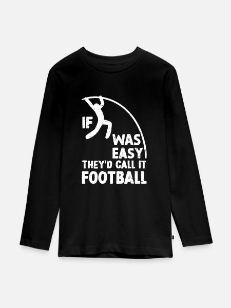 Stabhochspringer Stabhochspringer Leichtathletik - Teenager Premium Bio Langarmshirt - Schwarz