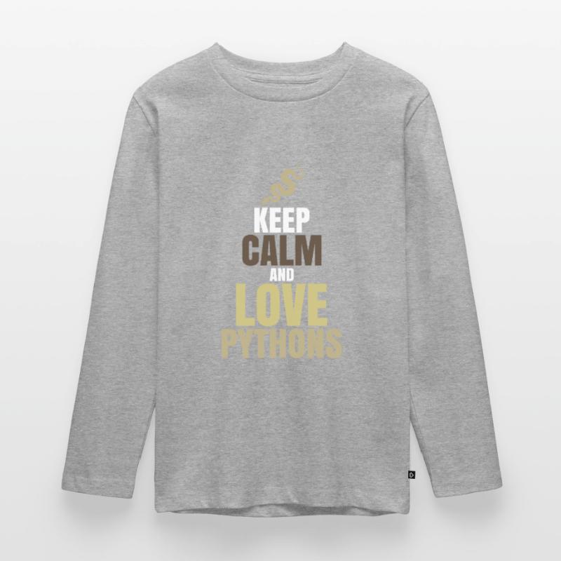 python Teenager Premium Organic Long Sleeve Shirt