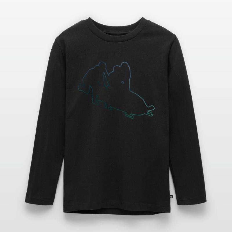Women's bobsleigh bobsleigh bobsleigh track Bobsleigh two-man bobsleigh Teenager Premium Organic Long Sleeve Shirt