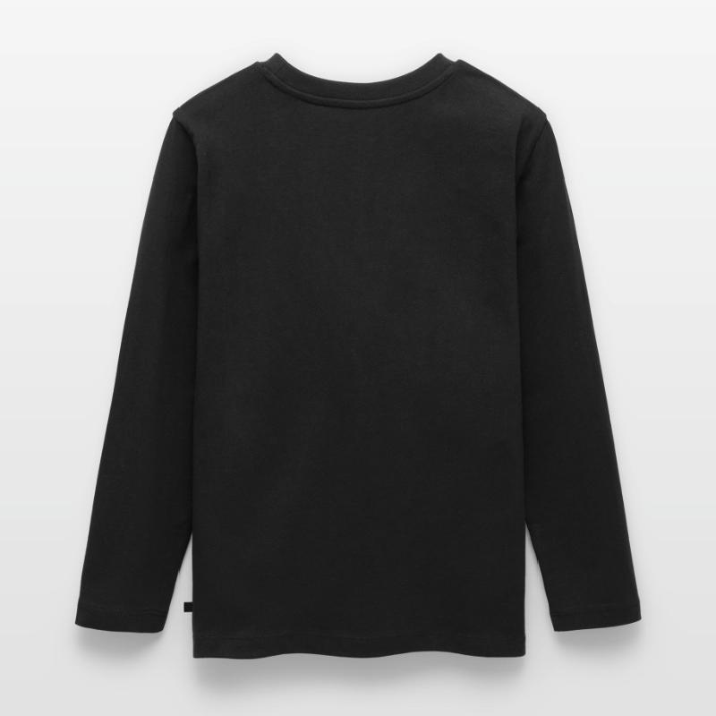 Bagger oder ich Teenager Premium Bio Langarmshirt