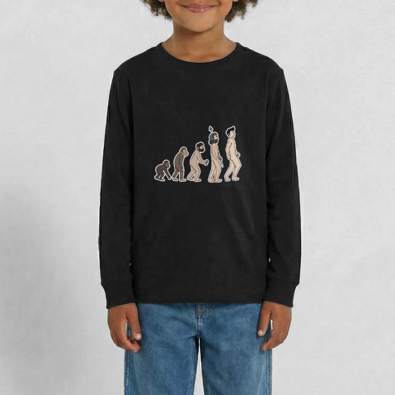 Evolution Teenager Premium Bio Langarmshirt