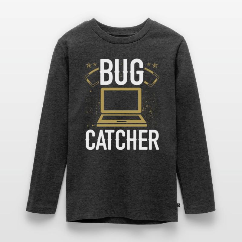 Quality Assurance Bug Catcher Testing QA Engineer Teenager Premium Organic Long Sleeve Shirt