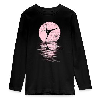 Pole Dance Dancer, Pole Dance, Pole Dancing - T-shirt manches longues Premium Ado - noir - Devant - AI Model Kid Female (0cm)