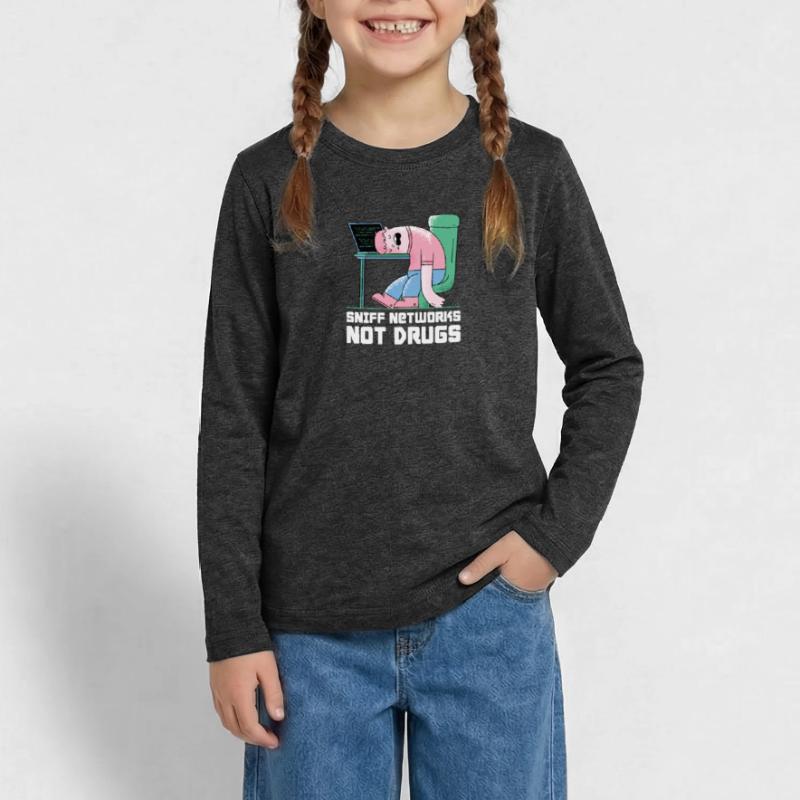 Hacker Programmer Developer Computer Science Teenager Premium Organic Long Sleeve Shirt