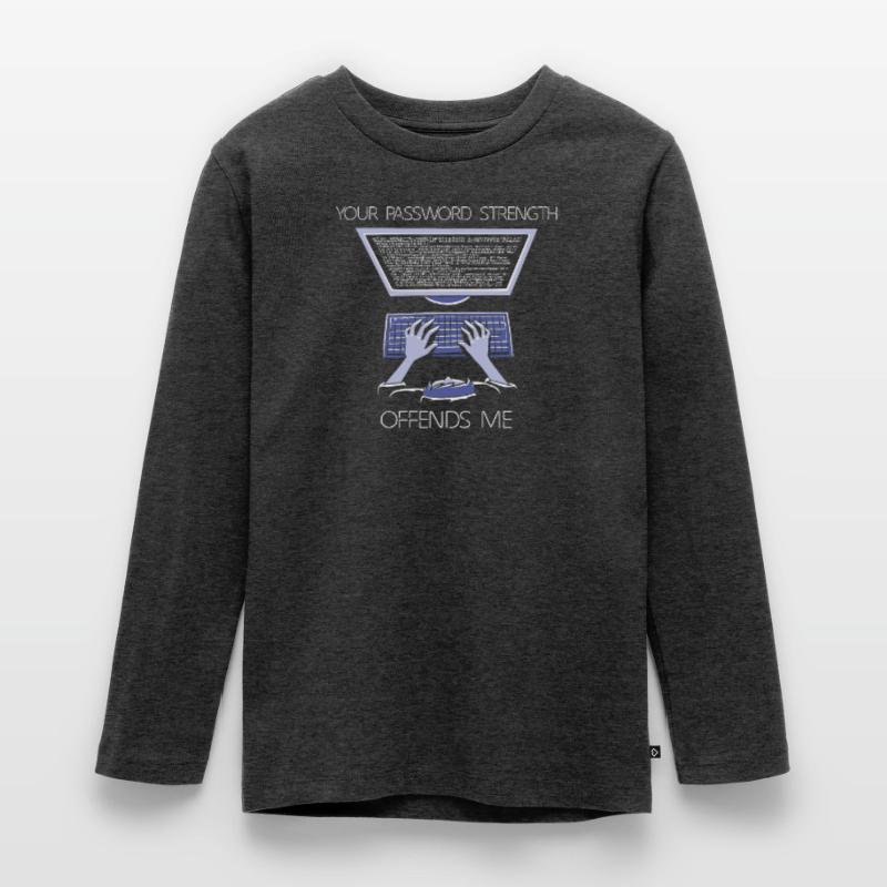 Hacker Programmer Developer Computer Science Teenager Premium Organic Long Sleeve Shirt