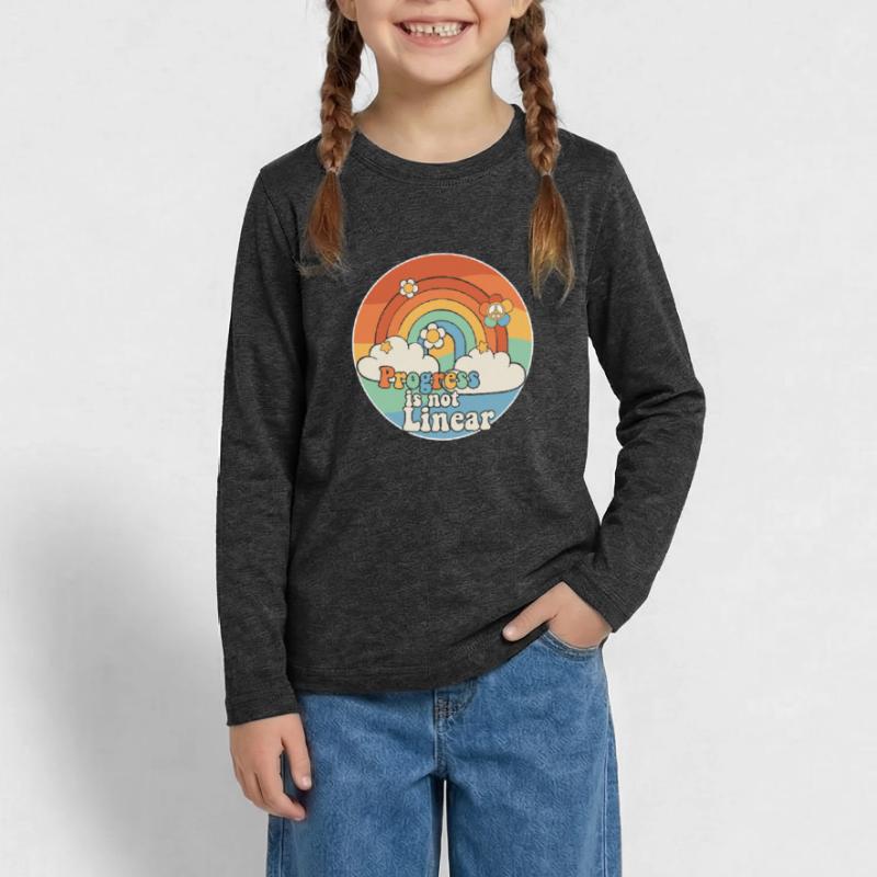 ABA Therapy Progress Is Not Linear Teenager Premium Organic Long Sleeve Shirt