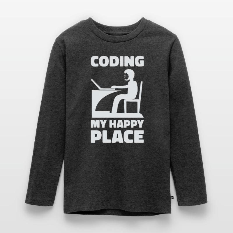 Programmierer Informatiker Computer Nerd Geschenk Teenager Premium Bio Langarmshirt
