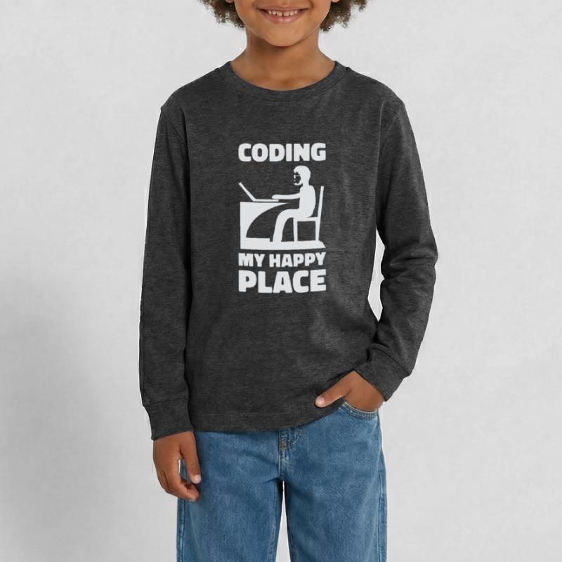 Programmierer Informatiker Computer Nerd Geschenk Teenager Premium Bio Langarmshirt
