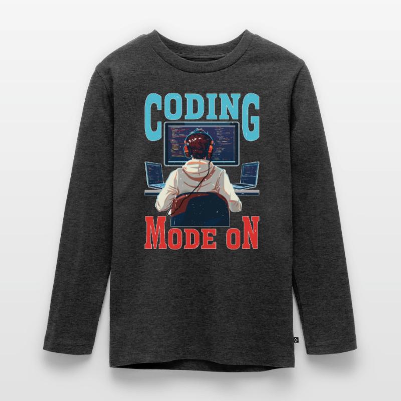 Coding Mode On Teenager Premium Bio Langarmshirt