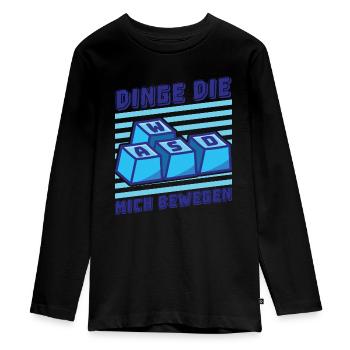 Informatique, PC Accessoires Périphériques de stockage Evolution Ordinateur - T-shirt manches longues Premium Ado - noir - Devant - AI Model Kid Female (0cm)