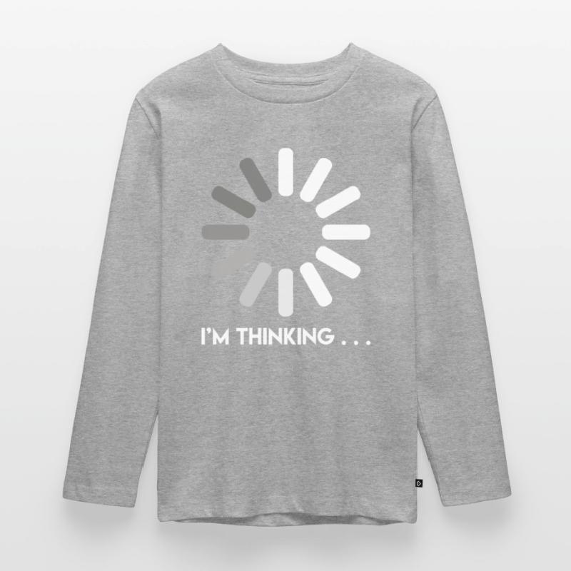 Programmeur blague je pense à coder T-shirt manches longues Premium Ado