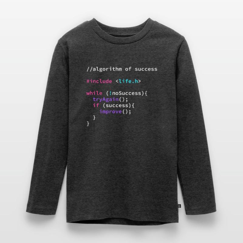 Algorithme succès programmeur code du programme T-shirt manches longues Premium Ado
