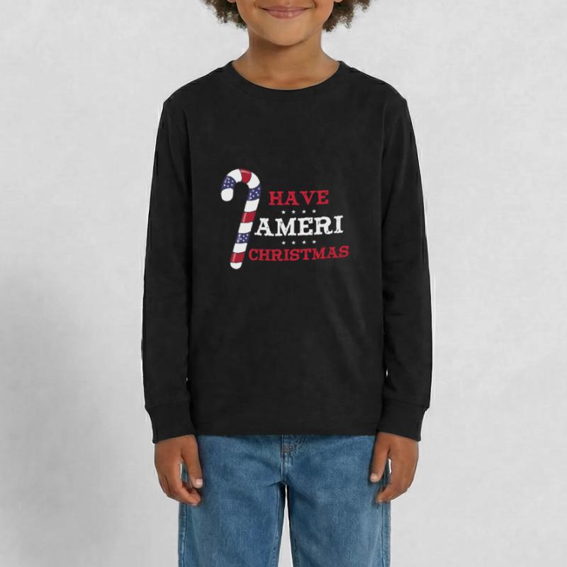 Avoir Ameri Noël T-shirt manches longues Premium Ado