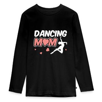 Maman danseuse - T-shirt manches longues Premium Ado - noir - Devant - AI Model Kid Female (0cm)
