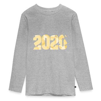 2020 - Teenager Premium Organic Long Sleeve Shirt - heather grey - Front