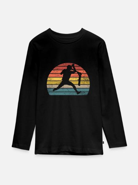 Scooter Stunt - Teenager Premium Bio Langarmshirt - Schwarz