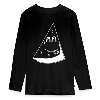 Pastèque en blanc - T-shirt manches longues Premium Ado - noir - Devant - AI Model Kid Female (0cm)