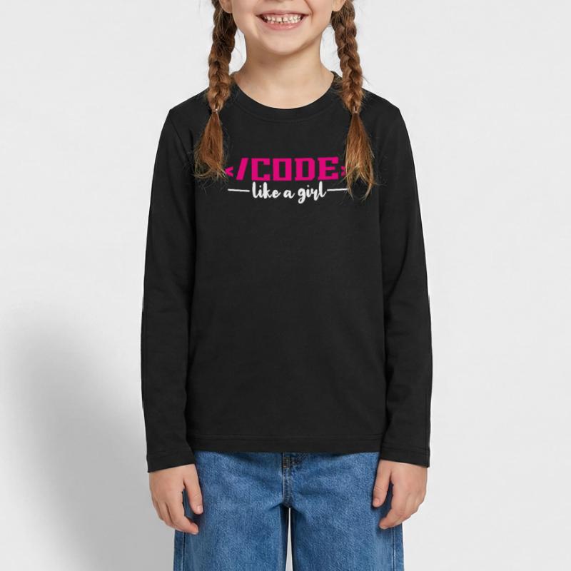 Coding Programming Computer Science Teenager Premium Organic Long Sleeve Shirt