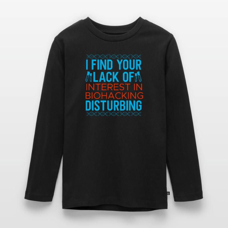 Conception de biohacking T-shirt manches longues Premium Ado