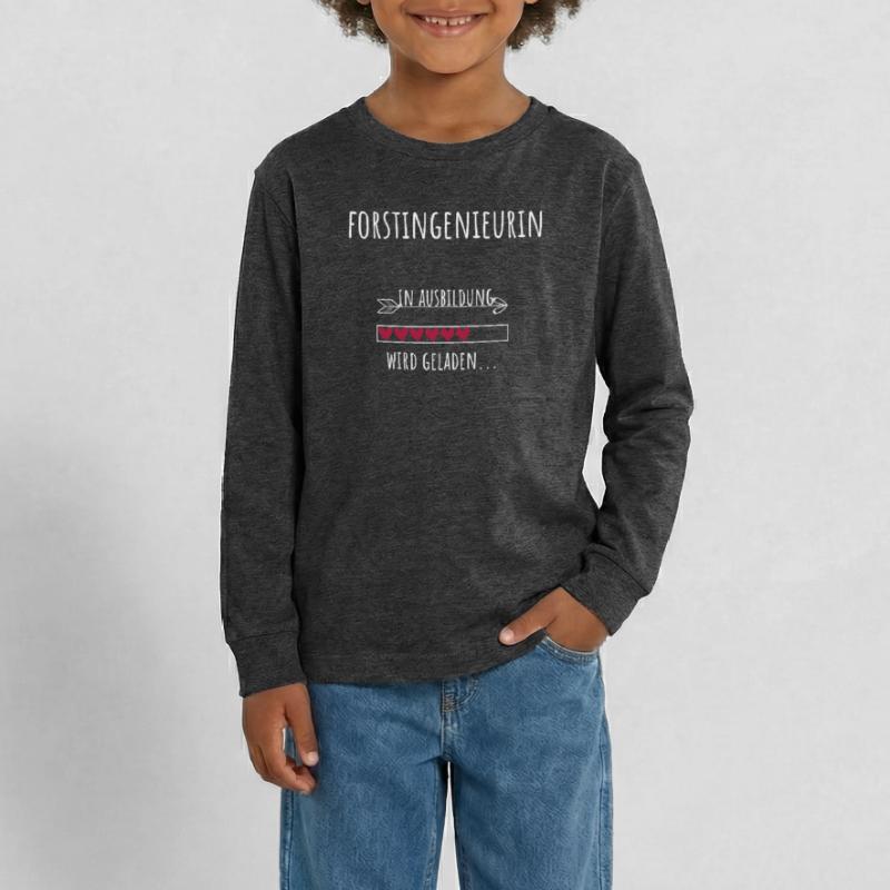 Forest Engineering Studies Profession Training Forestry Teenager Premium Organic Long Sleeve Shirt