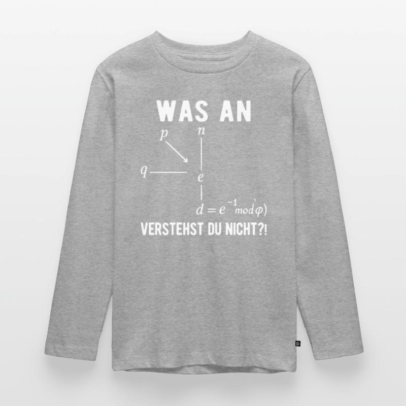 Informatiker Programmierer Computer Nerd Spruch  Teenager Premium Bio Langarmshirt