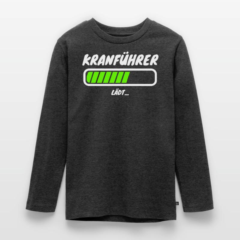 Crane operator loading beam occupation Teenager Premium Organic Long Sleeve Shirt