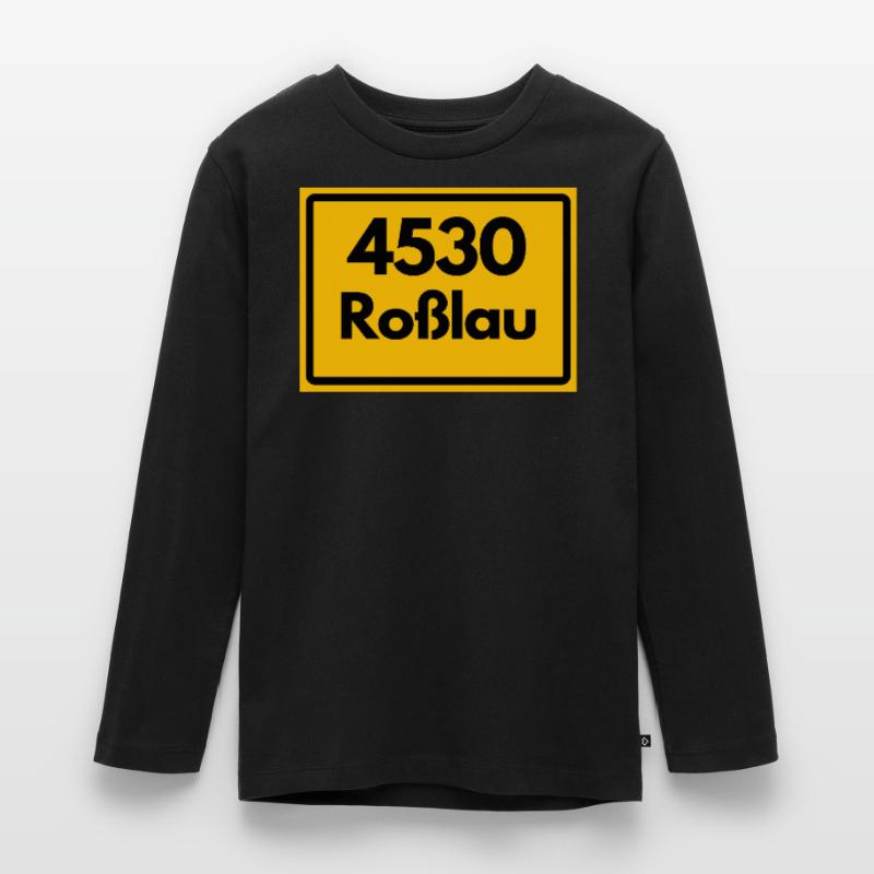 OLD POSTCODE POSTCODE 4530 ROSSLAU HEIMATSTOLZ Teenager Premium Organic Long Sleeve Shirt