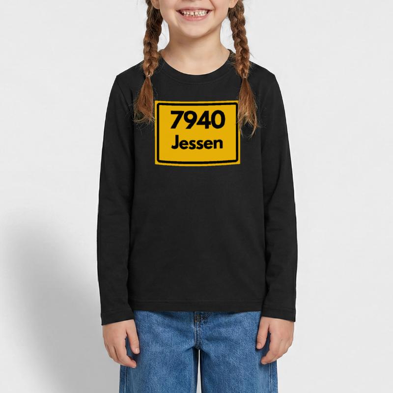 OLD POSTCODE ZIP CODE, SAXONY-ANHALT 7940 JESSEN Teenager Premium Organic Long Sleeve Shirt