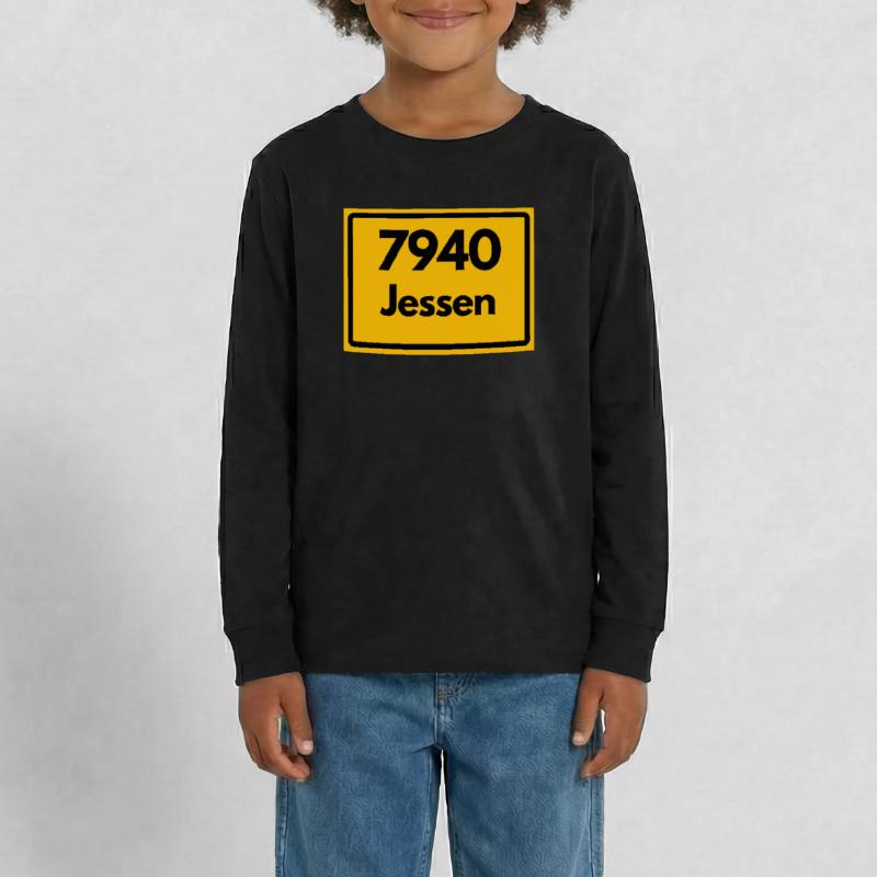 OLD POSTCODE ZIP CODE, SAXONY-ANHALT 7940 JESSEN Teenager Premium Organic Long Sleeve Shirt