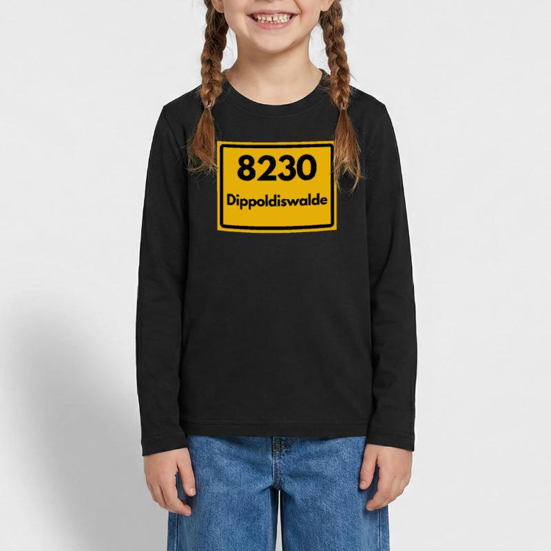 OLD POSTCODE ZIP CODE 8230 DIPPOLDISWALDE SAXONY Teenager Premium Organic Long Sleeve Shirt