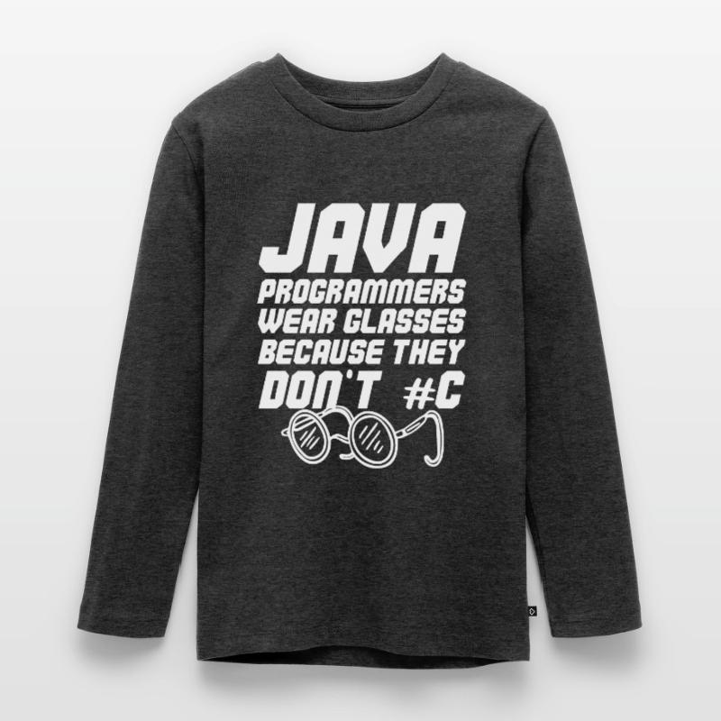 Programmeur Java sympa T-shirt manches longues Premium Ado
