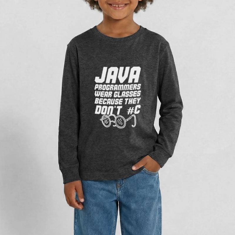 Cool Java programmer Teenager Premium Organic Long Sleeve Shirt