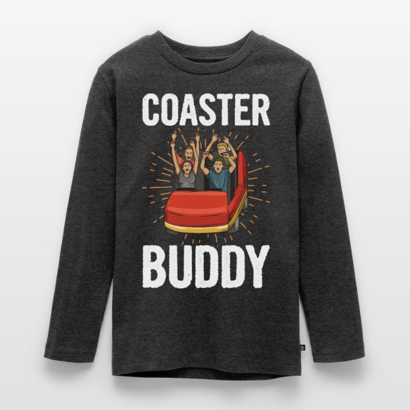 Achterbahn Spruch für einen Freizeitpark Experte Teenager Premium Bio Langarmshirt