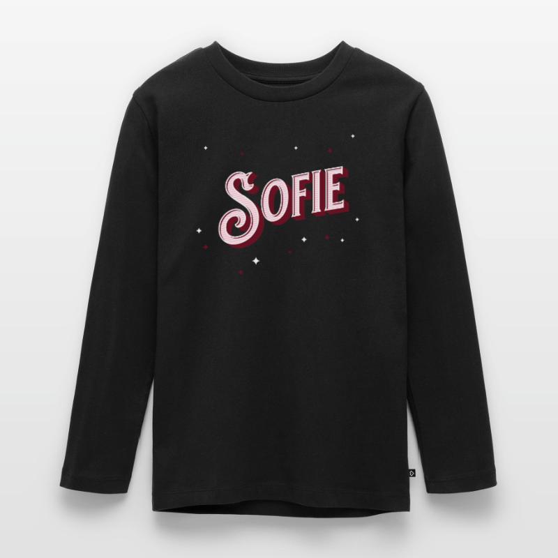 Sofie Name Personalized Teenager Premium Organic Long Sleeve Shirt