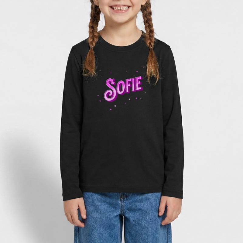 Sofie name personalized Teenager Premium Organic Long Sleeve Shirt