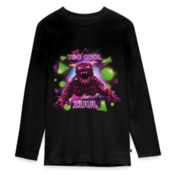 SOS Fantômes Trop Cool Pour Zuul - T-shirt manches longues Premium Ado - noir - Devant - AI Model Kid Female (0cm)