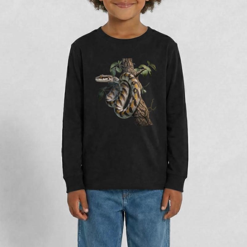 Python in the tree: A majestic animal Teenager Premium Organic Long Sleeve Shirt