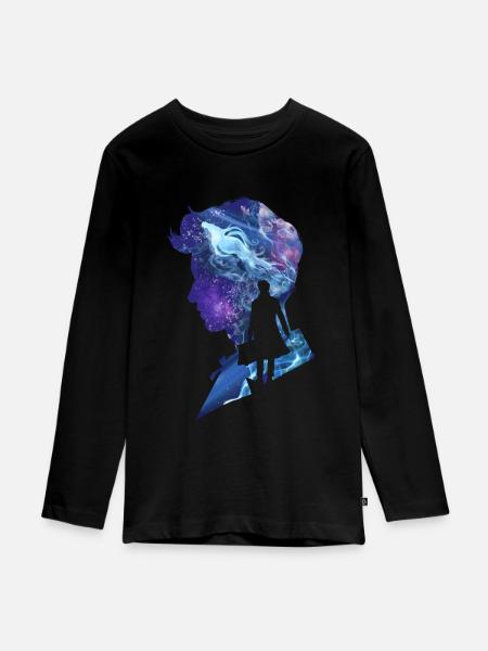 Fantastic Beasts Newt Scamander Silhouette - Teenager Premium Organic Long Sleeve Shirt - black