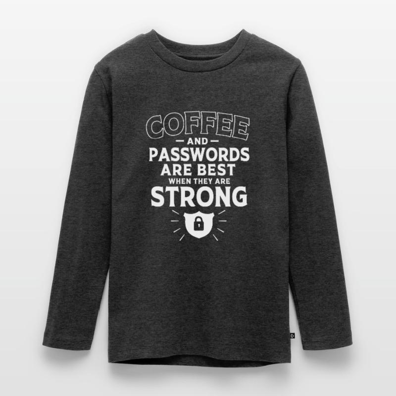 Cybersecurity Cyber Programmierer Hacker Teenager Premium Bio Langarmshirt