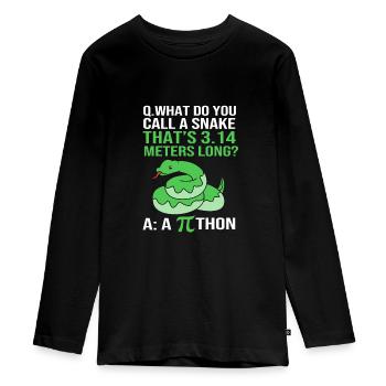 Mathematik - Teenager Premium Bio Langarmshirt - Schwarz - Vorne - AI Model Kid Female (0cm)