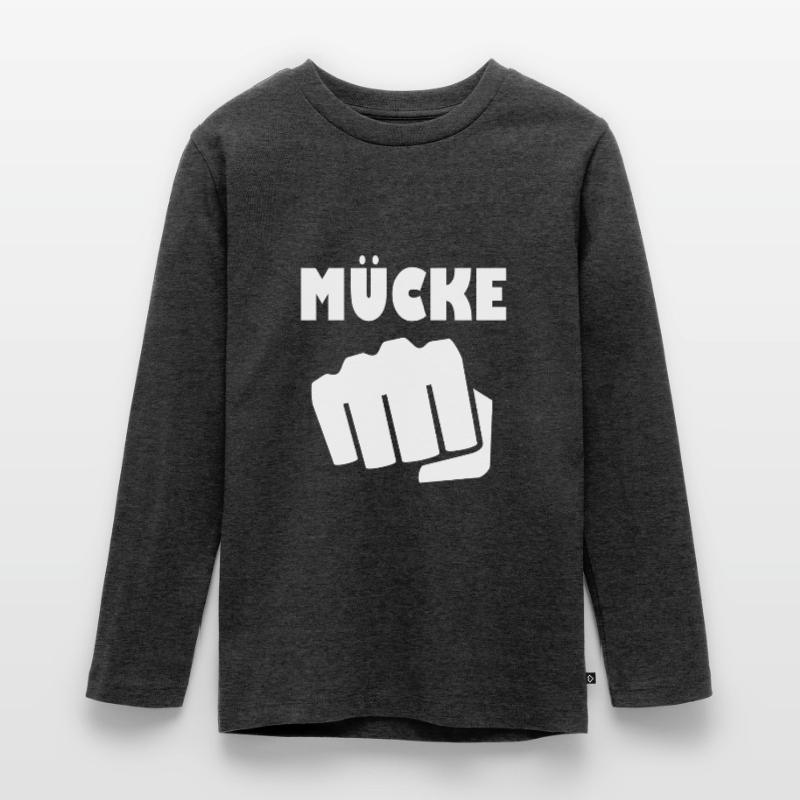 Mücke Teenager Premium Bio Langarmshirt