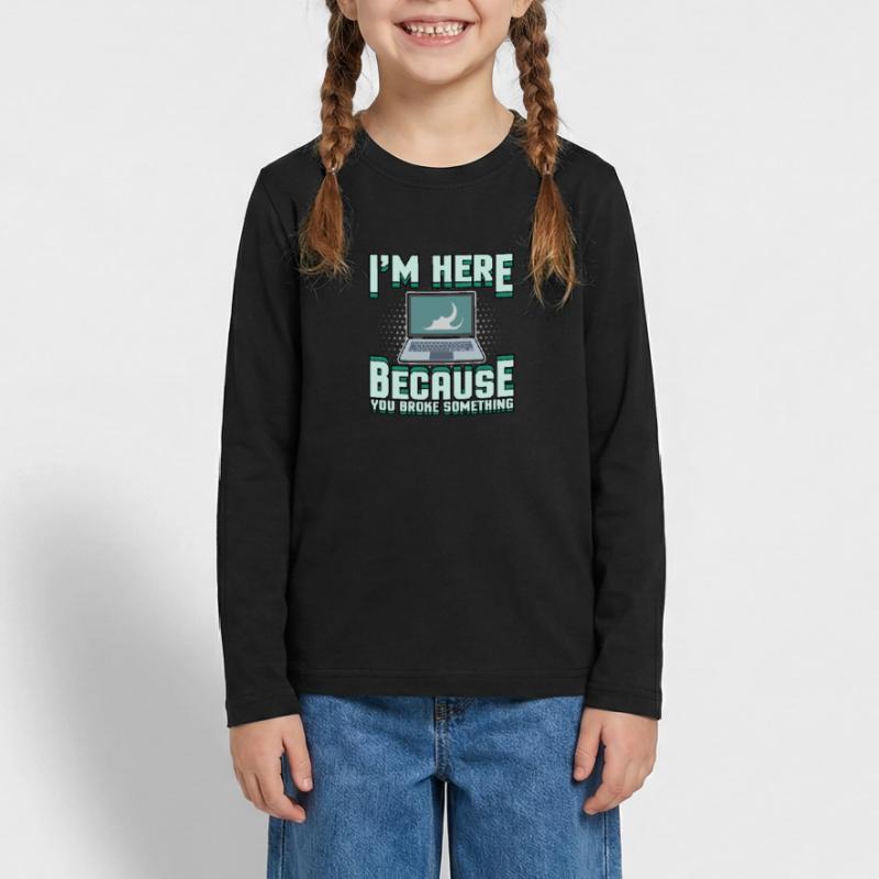 Tech support Computerproblem Bug Informatiker Teenager Premium Bio Langarmshirt