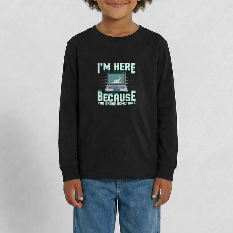 Tech support Computerproblem Bug Informatiker Teenager Premium Bio Langarmshirt