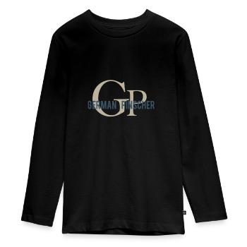 Deutsch Pinscher - T-shirt manches longues Premium Ado - noir - Devant - AI Model Kid Female (0cm)